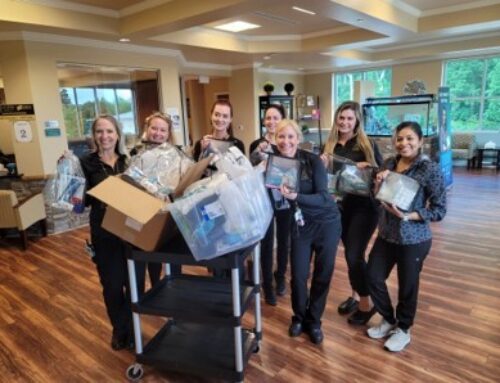 Mooresville Dermatology Center Donates Toiletry Bags to Hope of Mooresville